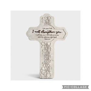 Beautiful Day Spring Resin Inspirational Cross❤️